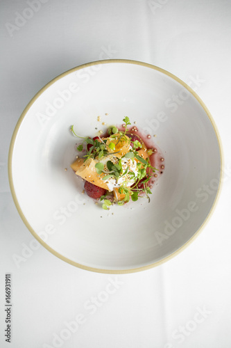 Fotografia gourmet salad
