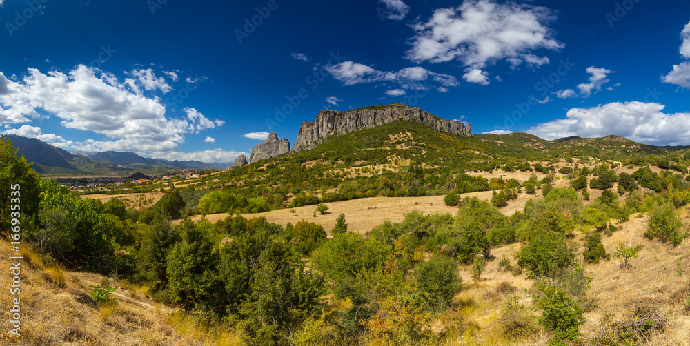 Greece. Panorama of mountains.