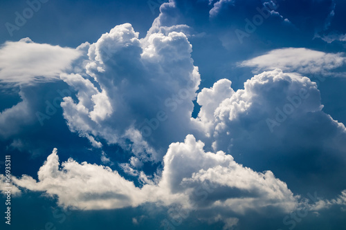 Cloud. Cumulus cloud.