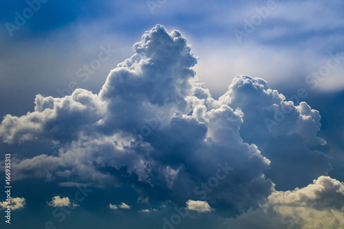 Cloud. Cumulus cloud.
