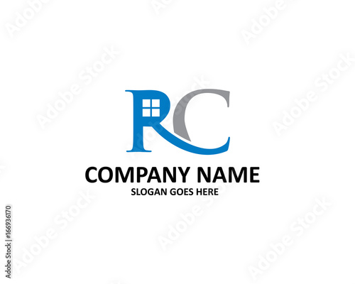 rc letter house logo