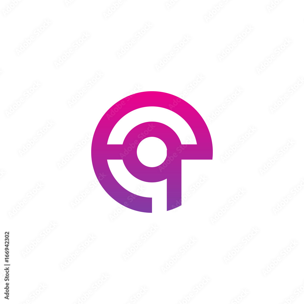 Initial letter eq, qe, q inside e, linked line circle shape logo, purple pink gradient color
Initial letter eq, qe, q inside e, linked line circle shape logo, purple pink gradient color