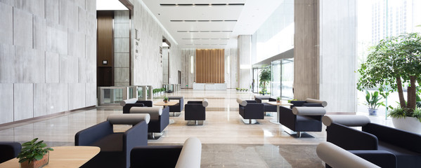 interior of modern entrance hall