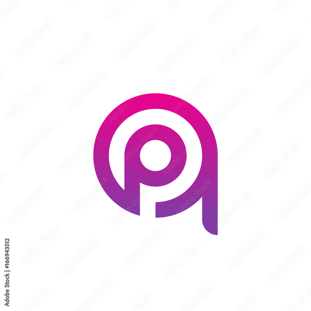 Initial letter qp, pq, p inside q, linked line circle shape logo, purple pink gradient color
Initial letter qp, pq, p inside q, linked line circle shape logo, purple pink gradient color