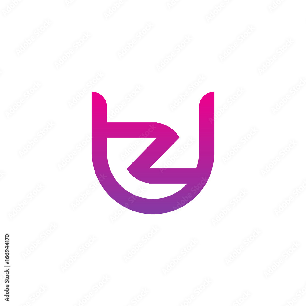 Initial letter uz, zu, z inside u, linked line circle shape logo, purple pink gradient color
Initial letter uz, zu, z inside u, linked line circle shape logo, purple pink gradient color