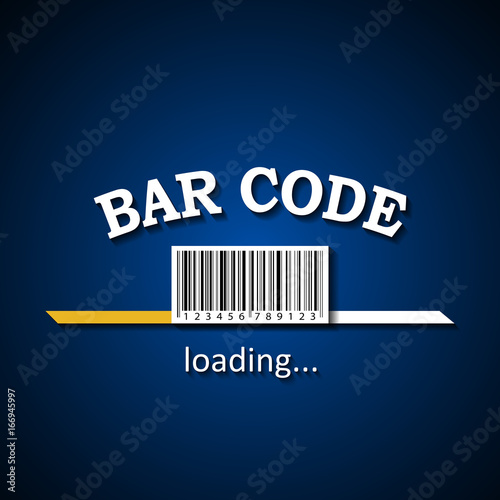 Bar Code loading bar background for private and commercial use