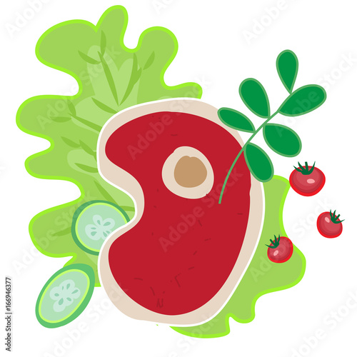 Vector Steak