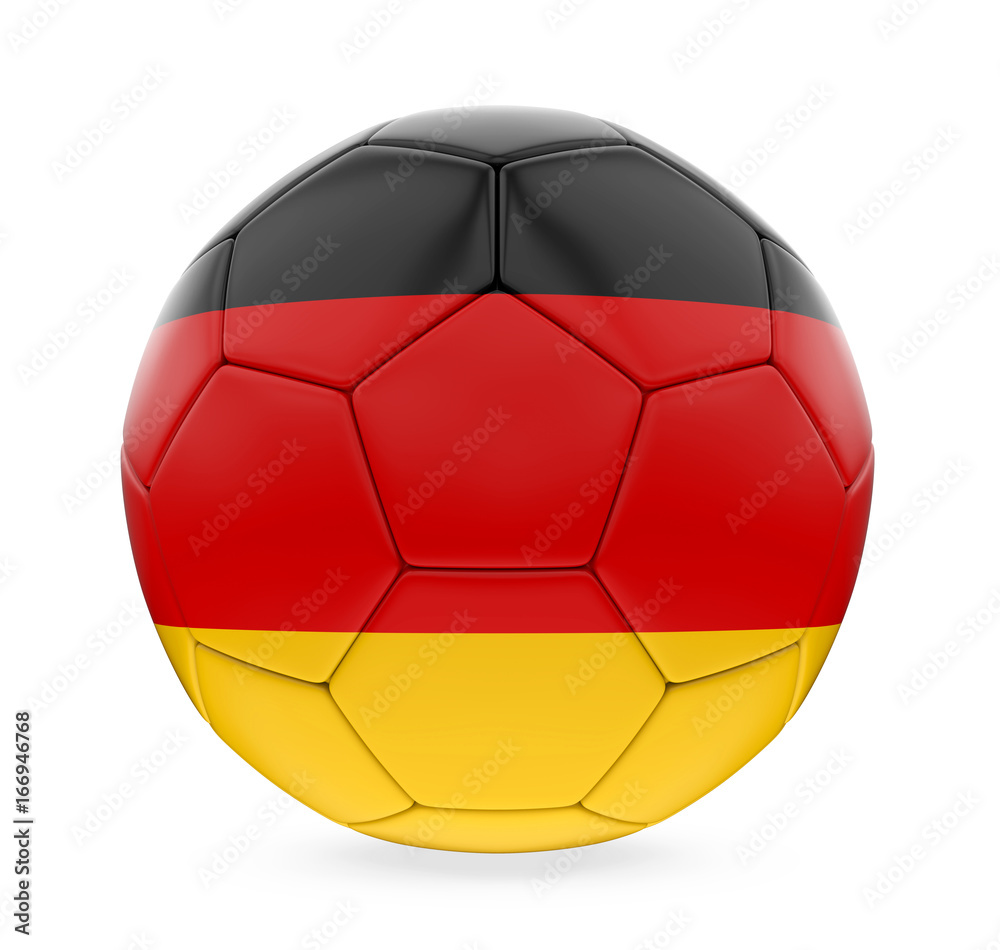 Soccer Ball Germany Flag Isolated Soccer Ball Germany Flag Isolated