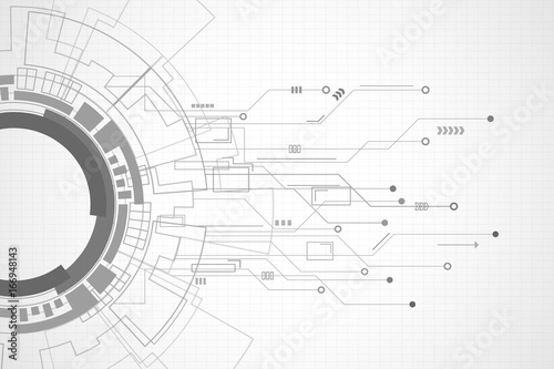 Abstract Technology Background