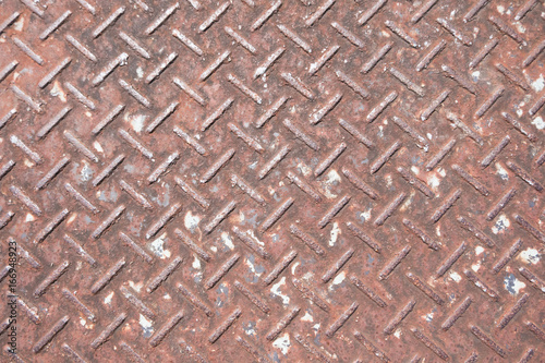 abstract background of old metal diamond plate