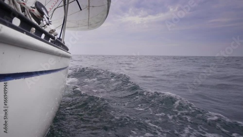 sailboat in summer on the lake ontario toronto