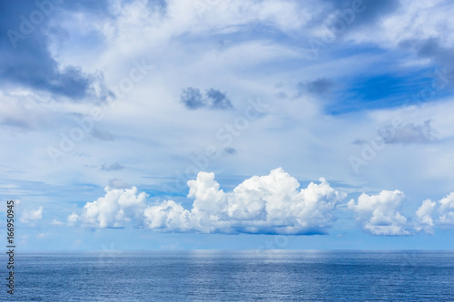 blue sky and sea