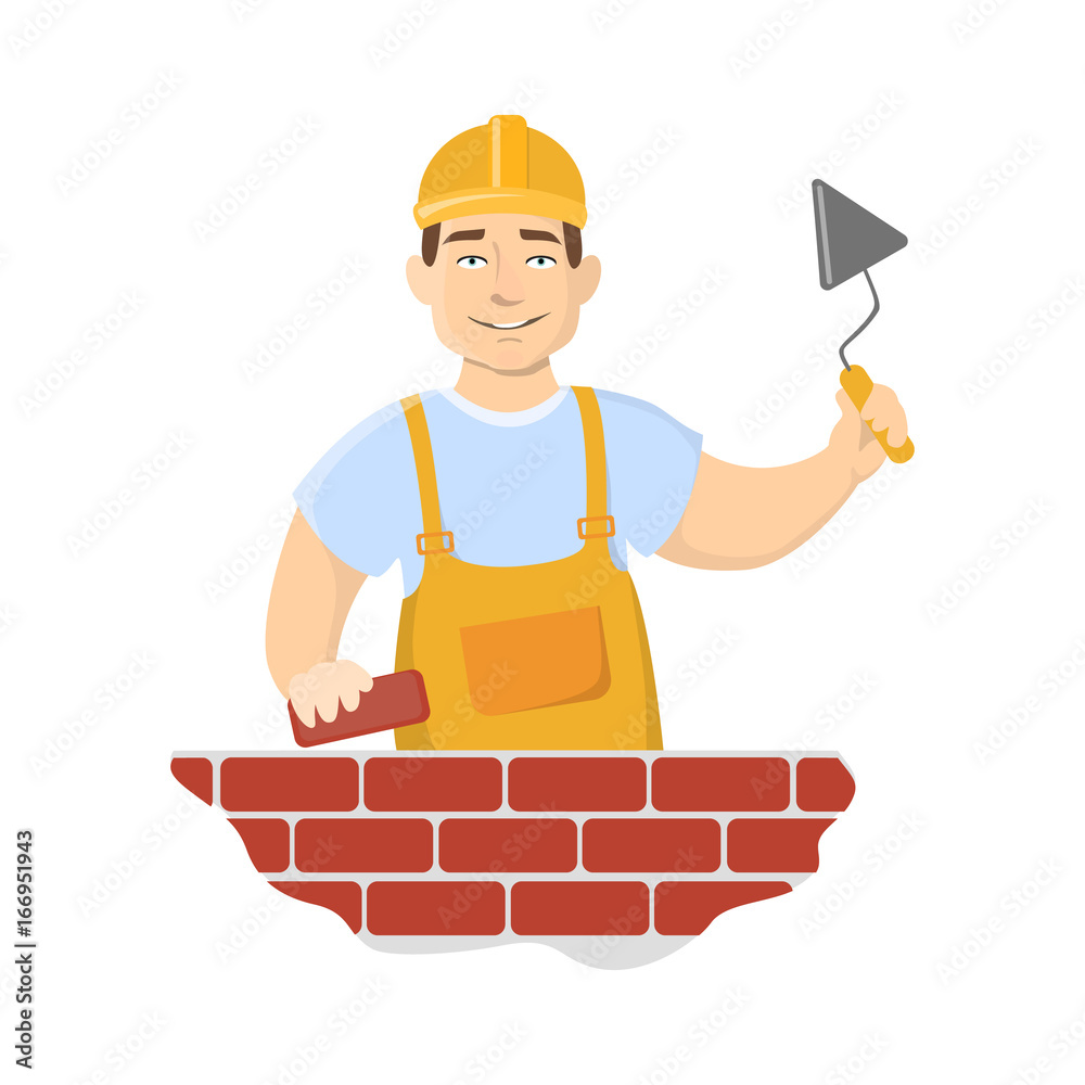 Isolated wall builder.