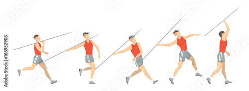 Javelin throw set.
