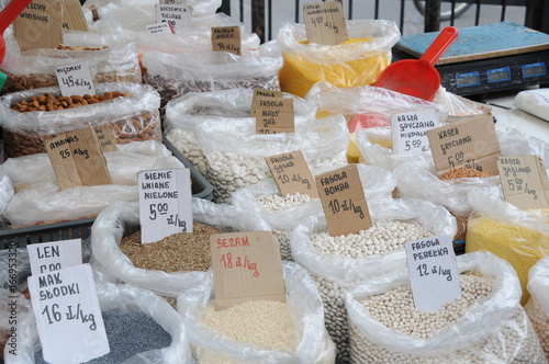 Spice stand on a Polish market