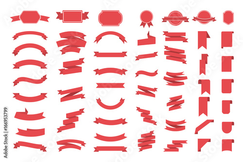 Red text ribbons.