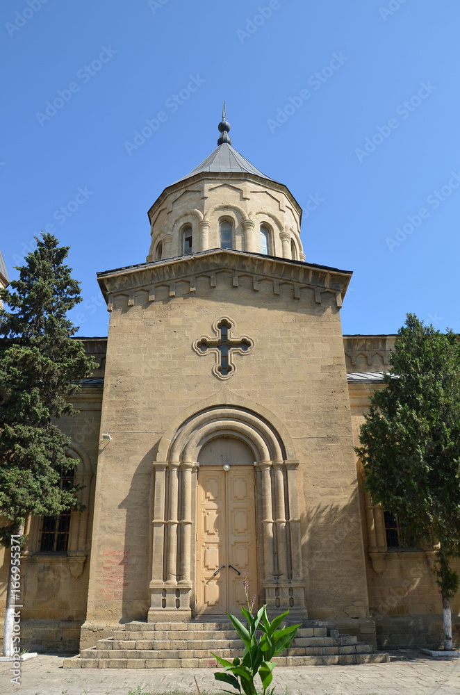 Church of the Holy Saviour. Armenian church was built in 1871. Derbent,  Republic of Dagestan, Russia