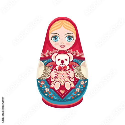 Matryoshka. Babushka doll.