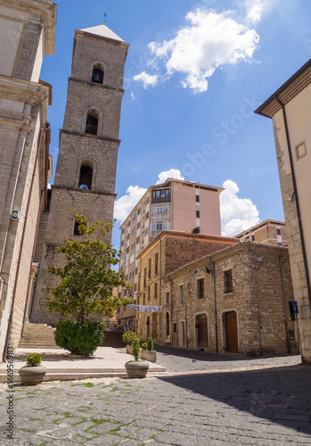 POTENZA, ITALY - The capital of Basilicata region, southern Italy, city rebuilt after the devastating earthquake of the year 1980.