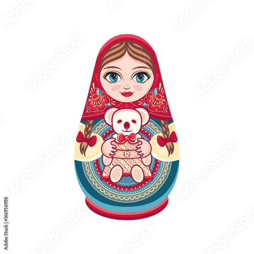 Matryoshka. Babushka doll.