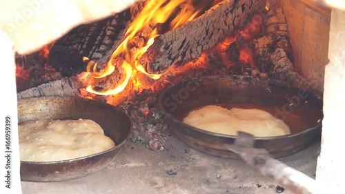 Russian stove, old traditional stove
