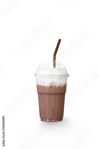 Iced Cocoa With Wipe Cream.