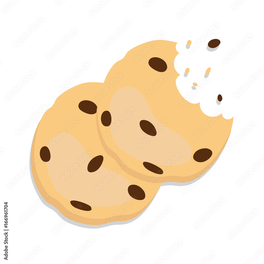 Vector cookie cartoon character Vector cookie cartoon character