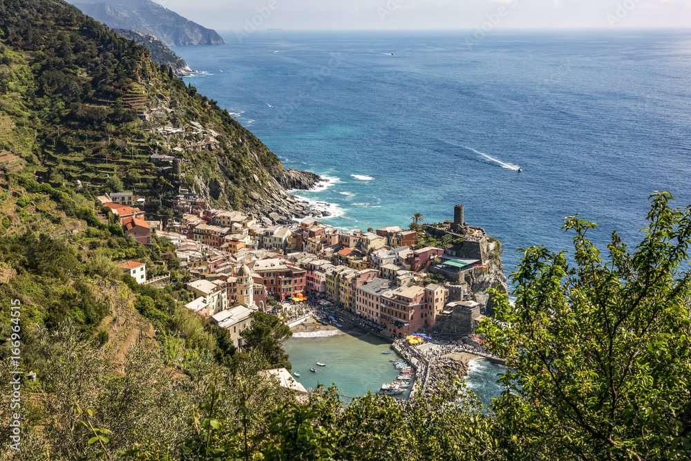Levanto on the Ligurian coast of Italy
