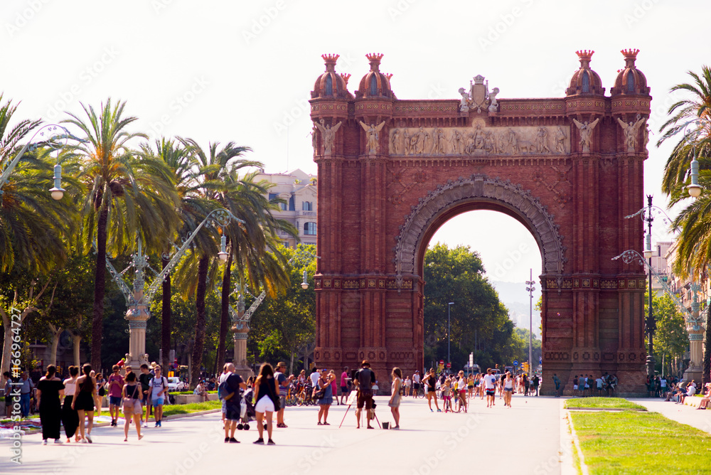 Fototapeta premium Arch Barcelona, Spain.
