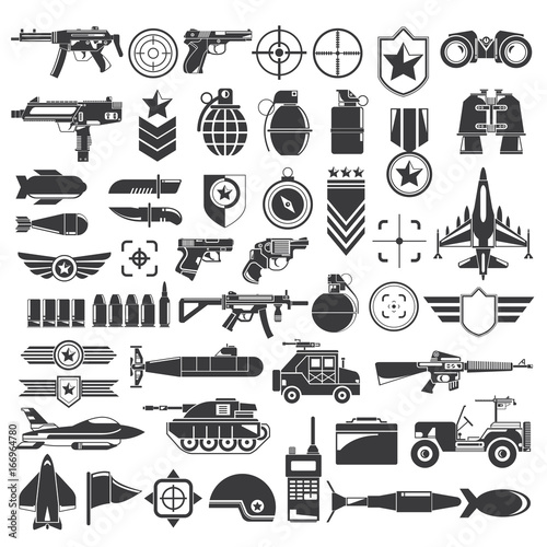 army and military icons