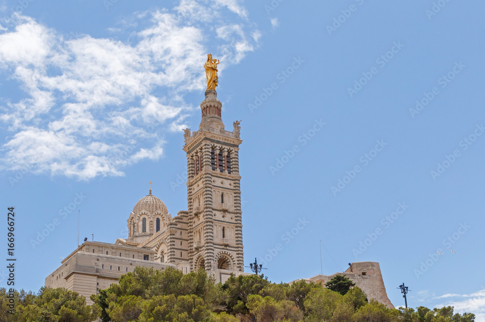 basilica Notre-Dame de la Garde in Marseille, France