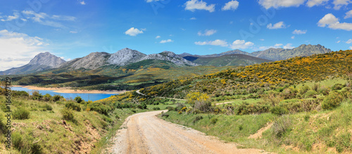 Mountain Palentina. Spain. Curavacas and Espigüete peaks. photo