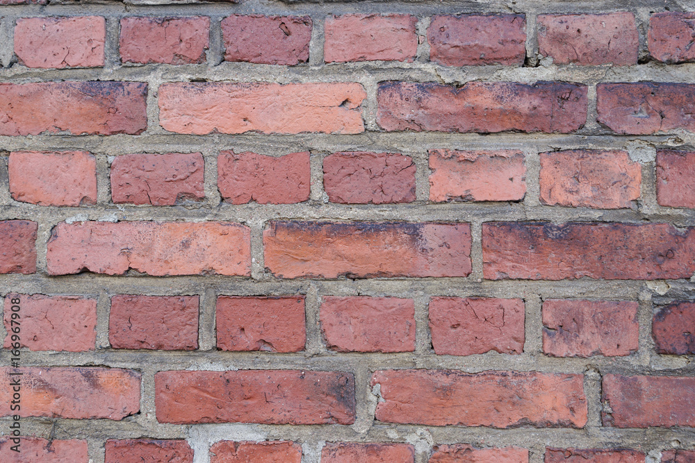 Obraz premium red brick wall background