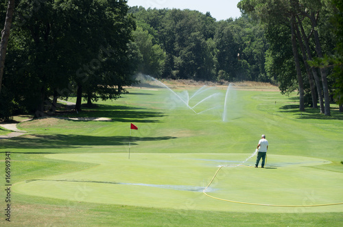 Irrigazione di un campo da Golf