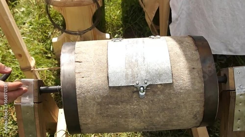 Old Russian tool for cleaning metal