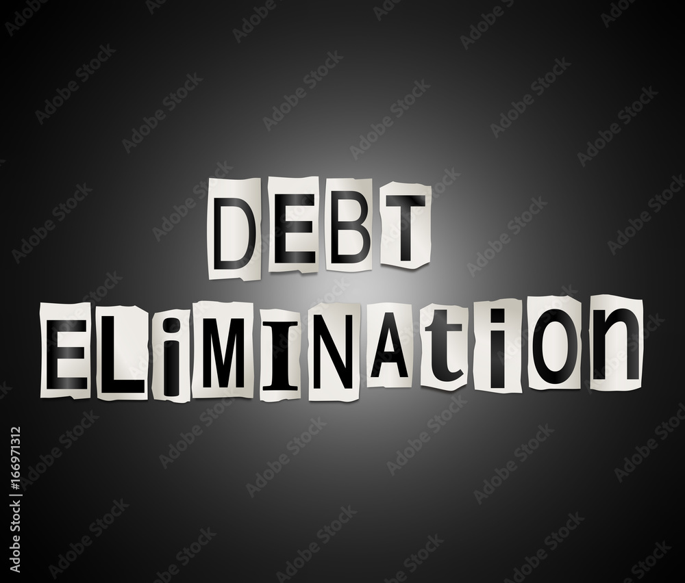 Debt elimination concept. Debt elimination concept.