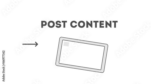 Social media process.