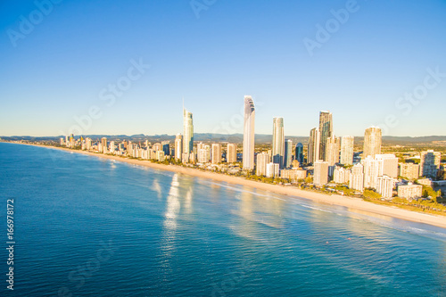 Surfers Paradise from an aerial persective © Darren