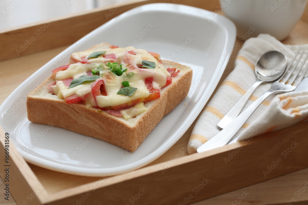 ピザトースト/Pizza toast breakfast ピザトースト/Pizza toast breakfast