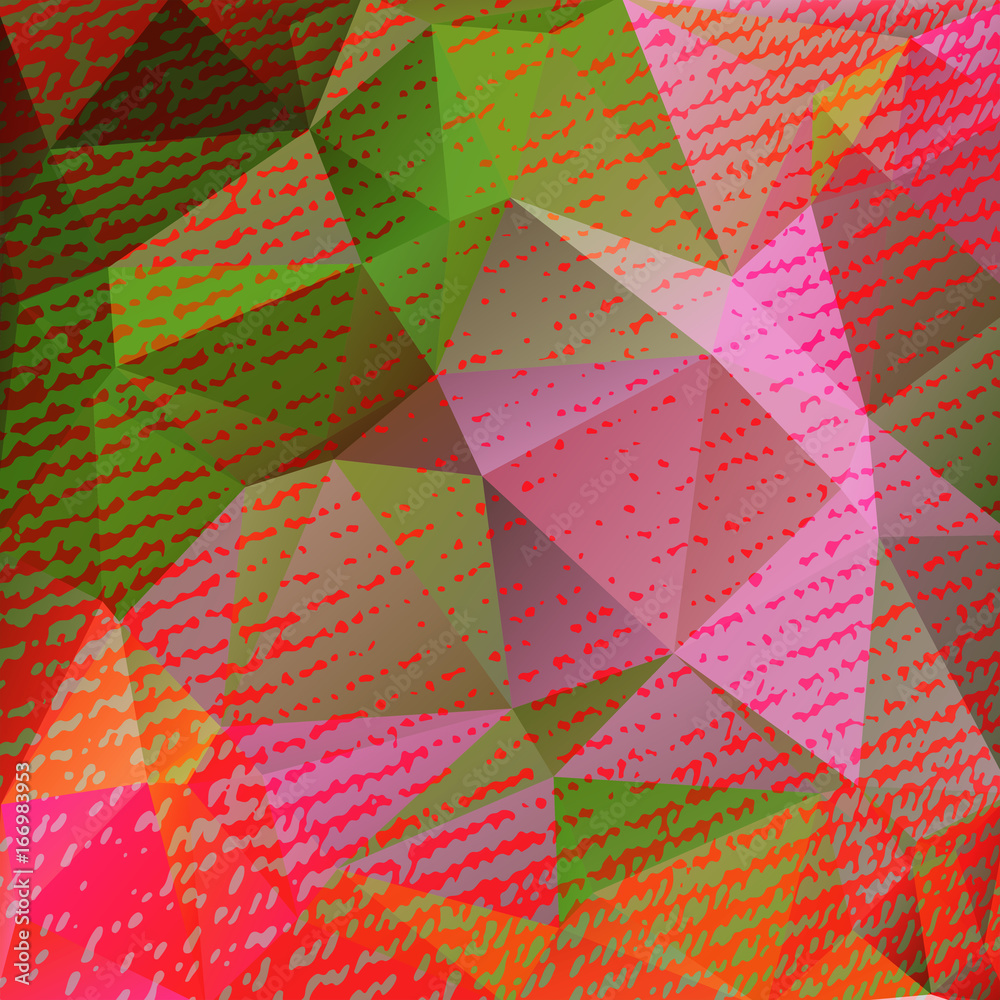 Abstract grunge polygonal background with fabric texture. Design elements for banners or flyers.