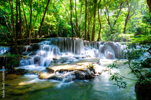 Fototapeta Naklejka Na Ścianę i Meble -  waterfall kanchanaburi thailand