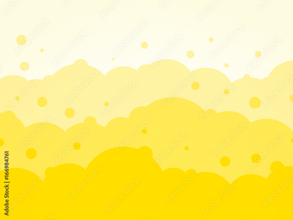 abstract yellow cloud rings background