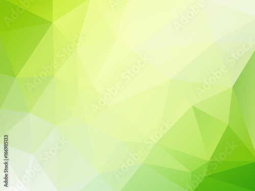 vector green triangles background
