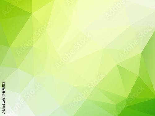 vector green triangles background
