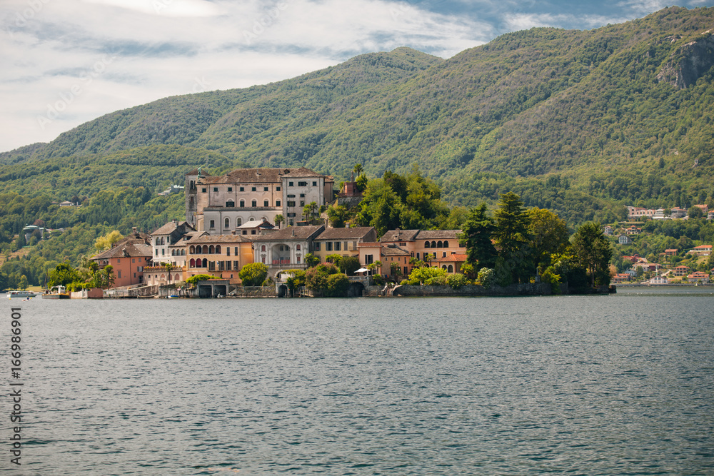 Ortasee, Lago d'Orta, mit Isola San Giulio