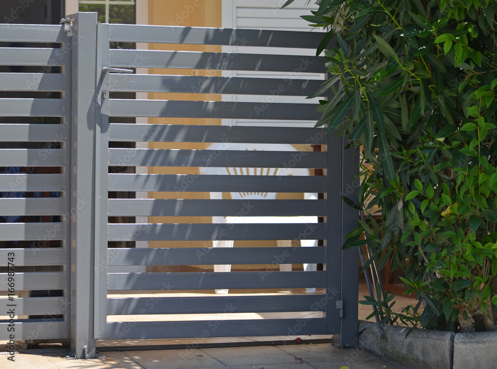 Fototapeta premium gate for a private house