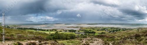 The archipelago near Westport from the road to Croagh Patrick, Ireland