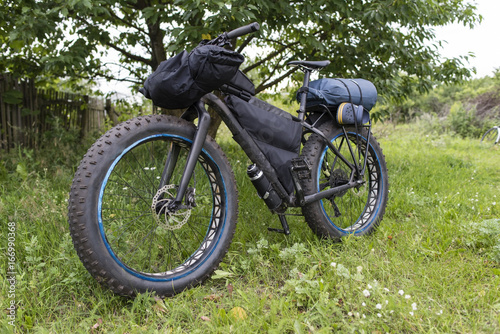 fatbike with bikepacking
