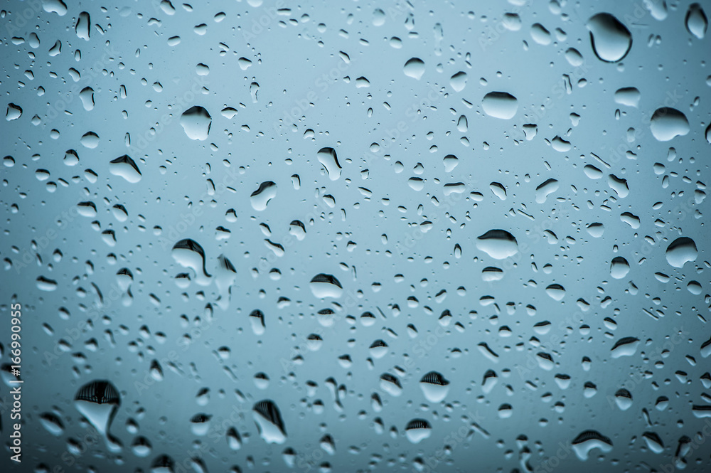 Drops on the glass. Texture, rain background Drops on the glass. Texture, rain background