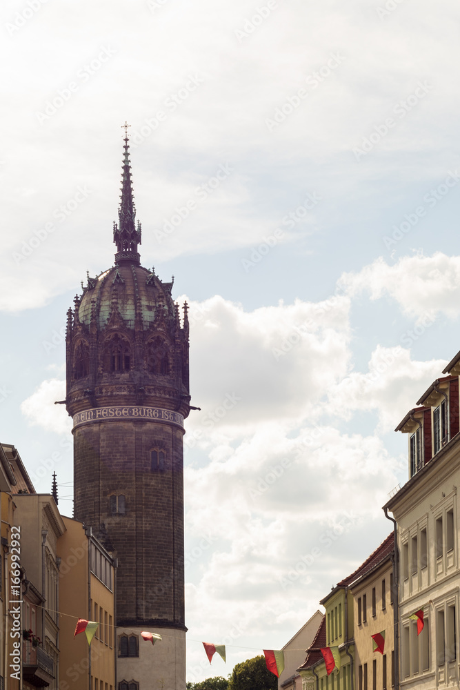 Naklejka premium Schlosskirche der Reformation in Lutherstadt Wittenberg